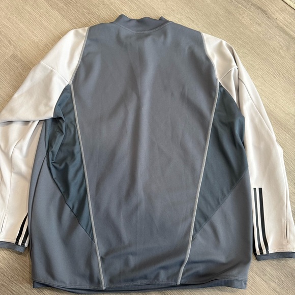 Adidas Gray 1/4 Zip Jacket - Picture 4 of 4